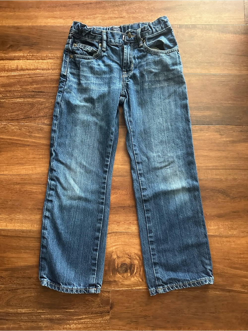 GAP Boys Blue Straight-Leg Denim Jeans